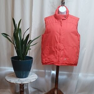 Vintage Coral Puffer Vest